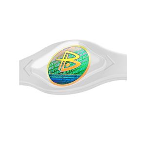 【日本正規品】POWER BALANCE(パワーバランス) シリコン・ブレスレット(ホワイト/ホワイト Mサイズ)【即日発送】在庫在り