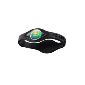 【日本正規品】POWER BALANCE（パワーバランス） シリコン・ブレスレット（ブラック/ブラック XSサイズ)