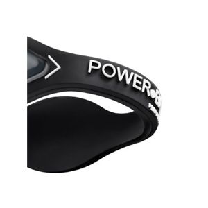 【日本正規品】POWER BALANCE(パワーバランス) シリコン・ブレスレット(ブラック/ホワイト Sサイズ)