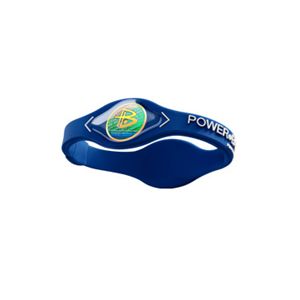 【日本正規品】POWER BALANCE（パワーバランス） シリコン・ブレスレット（ロイヤルブルー/ホワイト XSサイズ)