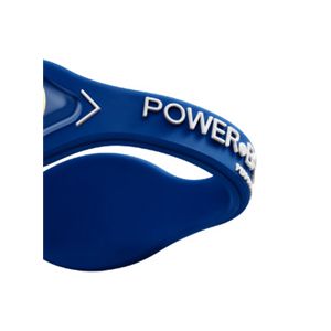 【日本正規品】POWER BALANCE(パワーバランス) シリコン・ブレスレット(ロイヤルブルー/ホワイト Sサイズ)【即日発送】在庫在り