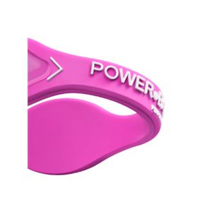 【日本正規品】POWER BALANCE(パワーバランス) シリコン・ブレスレット(ピンク/ホワイト Sサイズ)【即日発送】在庫在り