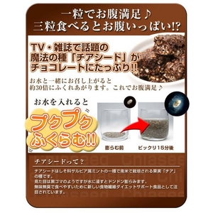 【チョコレートダイエット】チアチョコリッチ クーベルチュールチョコを使用
