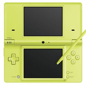 任天堂 DSi本体 ライムグリーン + シークレットソフト3本セット + アクセセット