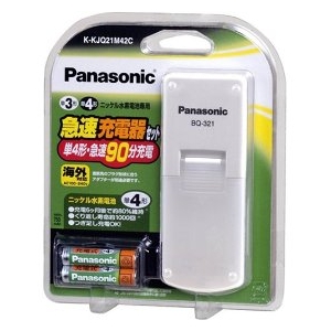 panasonic 急速充電器セット K-KJQ21M42C