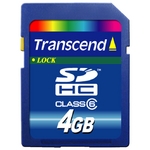 トランセンドジャパン 4GB SDHCカードCLASS6 TS4GSDHC6