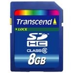 トランセンドジャパン 8GB SDHCカードCLASS6 TS8GSDHC6