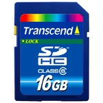 トランセンドジャパン 16GB SDHCカードCLASS6 TS16GSDHC6