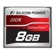 �V���R���p���[�@200�{���R���p�N�g�t���b�V��8GB�@SP008GBCFC200V10