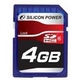 �V���R���p���[�@4GB�@SDHC�J�[�hCLASS6�@�@SP004GBSDH006V10