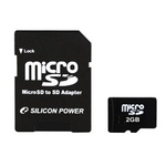 SILICON POWER(シリコンパワー) 2GBマイクロSDカード SP02GBSDT000V10