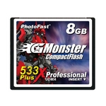 PhotoFast G-Monster 533倍速 PLUSテクノロジー　コンパクトフラッシュカード8GB　GM-533CF8SL