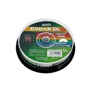磁気研究所 データ用DVD+R DL 片面2層 8.5GB 8倍速 インクジェット対応 10枚スピンドルケース　HDD+R85HP10  
