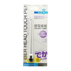 ミヨシ なめらかタッチペン でかヘッドタイプ シルバー　STP-13/SL