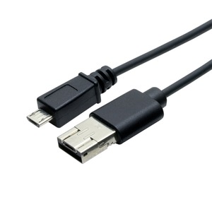 ミヨシ （MCO） シェア機能つき　microUSBケーブル　USB-MS201/BK