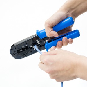 ミヨシ（MCO）ケーブル用加工工具 かしめ工具 8極/６極/4極対応 CAT-CP01