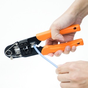 ミヨシ（MCO）ケーブル用加工工具 かしめ工具 8極対応 CAT-CP02