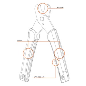ミヨシ（MCO）ケーブル用加工工具 ケーブルカッター CAT-CC01