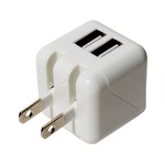 ミヨシ 最大2.4A 2ポート搭載 キューブ型USB-ACアダプタ IPA-US01/WH ホワイトの詳細ページへ