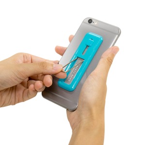 ミヨシ(MCO) 2WAY シリコンフィンガーバンド+スタンド SAC-SB01/RD レッド 【3個セット】