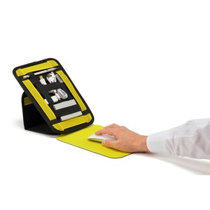 ミヨシ (MCO) GRID IT付 マウスパッド ブルー GZ-03/BL