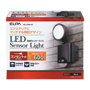 ELPA(エルパ)屋外用LEDセンサーライト AC電源 ESL-SS801AC