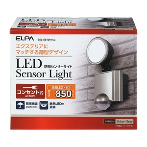 ELPA(エルパ)屋外用LEDセンサーライト AC電源 ESL-SS1001AC