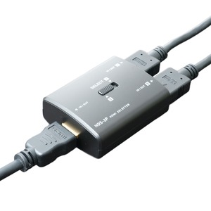 ミヨシ　2入力1出力 / 1入力2出力 対応 双方向HDMI切替器 HDS-2P