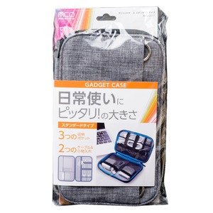 ミヨシ (MCO) ガジェットケース スタンダードタイプ グレー BAG-GE01/GY