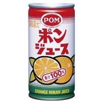 えひめ飲料　ポンジュース　100％オレンジ　190ｇ　60本セット