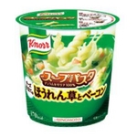 味の素 クノールスープパスタ ほうれん草とベーコン 40.9g 48個セットの詳細ページへ