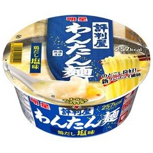 明星食品 評判屋わんたん麺 鶏だし塩味 74g 36個セット