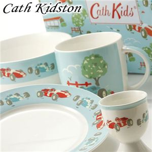 04キャスキッドソン/Cath Kidston 缶ボックス入り テーブルウェア/レーシングカー