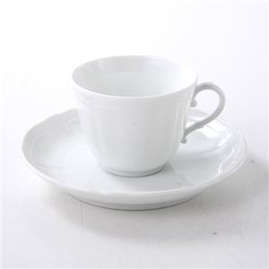 RICHARD GINORI(リチャード ジノリ) エスプレッソカップ&ソーサー 2客セット コーヒーC/S ドッチャホワイト/120cc