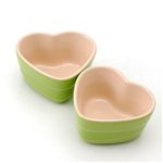 Le Creuset(ル・クルーゼ) ラムカン ダムール ウェーブライン 【2個組】 ライム