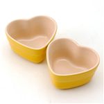 Le Creuset(ル・クルーゼ) ラムカン ダムール ウェーブライン 【2個組】 レモン