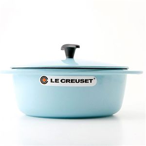 Le Creuset(ル・クルーゼ) センセーション ココットオーバル 25cm サテンブルー