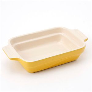 Le Creuset(ル・クルーゼ) ストーンウェアセット(レクタンギュラーディッシュx2個セット) レモン Le Creuset(ル・クルーゼ) ストーンウェアセット(レクタンギュラーディッシュx2個セット) レモン