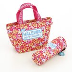 HALEIWA(ハレイワ) ボトルカバー&ランチトートセット トロピカルフラワーピンク