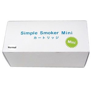 【安全な国産カートリッジ】電子タバコ NEW「Simple Smoker Mini(シンプルスモーカーMini)」 専用カートリッジ ノーマル味 100本セット