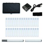 【安全な国産カートリッジ】電子タバコ　NEW「Simple Smoker（シンプルスモーカー）」 スターターキット　本体+カートリッジ30本セット+携帯ケース＆ポーチ セット