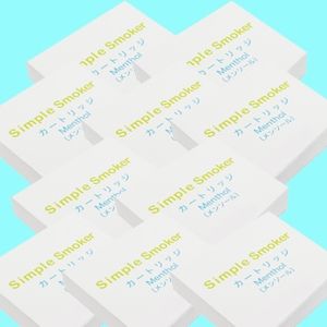 【安全な国産カートリッジ】電子タバコ NEW「Simple Smoker(シンプルスモーカー)」 カートリッジ メンソール味 50本セット