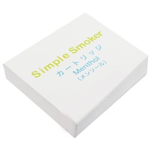【安全な国産カートリッジ】電子タバコ NEW「Simple Smoker(シンプルスモーカー)」 カートリッジ メンソール味 50本セット