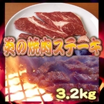 ◇炎の焼肉ステーキ◇3.2kg