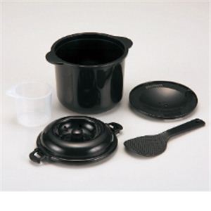 電子レンジ専用炊飯器 ちびくろちゃん 2合炊き 【3個セット】