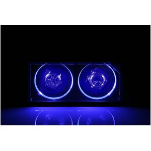 美しく光る LEDツインウォッチワインダー ブラック