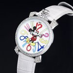 ミッキー ファンタジーカラー腕時計　ホワイト
