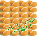 完熟マンゴー果肉をタップリ♪マンゴープリン32個