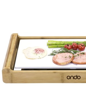 セラミック加工！ホワイトグリルプレート(ホットプレート)