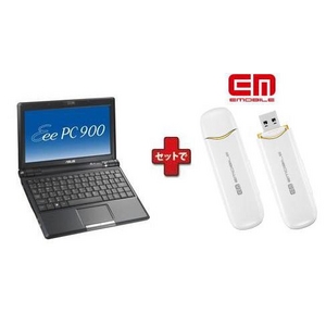 ASUS EeePC 900-X ubN + (emobile) D12HW
